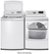 Alt View Zoom 16. LG - 7.3 Cu. Ft. Smart Electric Dryer with Sensor Dry - White.