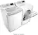 Alt View 20. LG - 7.3 Cu. Ft. Smart Electric Dryer with Sensor Dry - White.