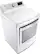 Angle. LG - 7.3 Cu. Ft. Smart Gas Dryer with Sensor Dry - White.