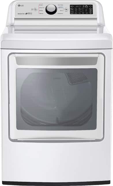 Lg 7 3 Cu Ft 9 Cycle Gas Dryer With Sensor Dry White Dlg7301we Best Buy