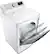 Alt View 13. LG - 7.3 Cu. Ft. Smart Gas Dryer with Sensor Dry - White.