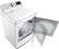 Alt View 14. LG - 7.3 Cu. Ft. Smart Gas Dryer with Sensor Dry - White.