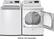 Alt View 18. LG - 7.3 Cu. Ft. Smart Gas Dryer with Sensor Dry - White.