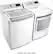 Alt View 19. LG - 7.3 Cu. Ft. Smart Gas Dryer with Sensor Dry - White.