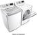 Alt View 20. LG - 7.3 Cu. Ft. Smart Gas Dryer with Sensor Dry - White.