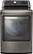 Front. LG - 7.3 Cu. Ft. Smart Gas Dryer with Sensor Dry - Graphite Steel.