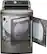 Alt View 12. LG - 7.3 Cu. Ft. Smart Gas Dryer with Sensor Dry - Graphite Steel.