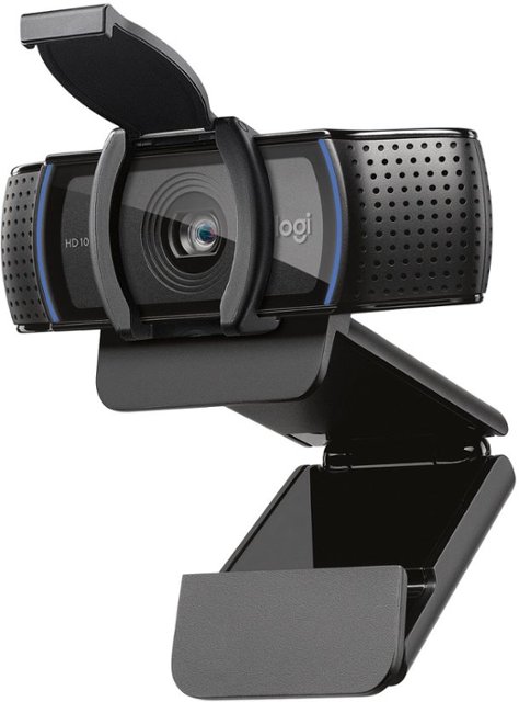 Logitech - C920s Pro 1080p Webcam with Privacy shutter - Black