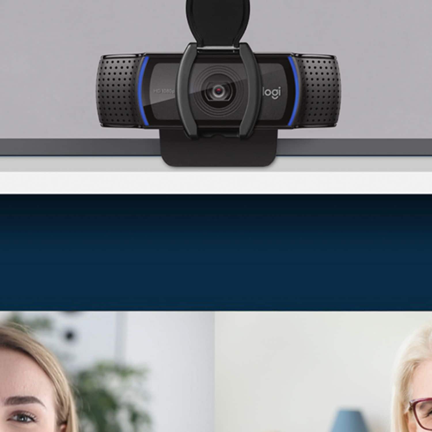 Logitech – C920s Pro 1080 Webcam with Privacy Shutter (960-001257) Enhance your communication with stereo microphone capabilities, a 110-degree view angle, and HD resolution from this webcam.