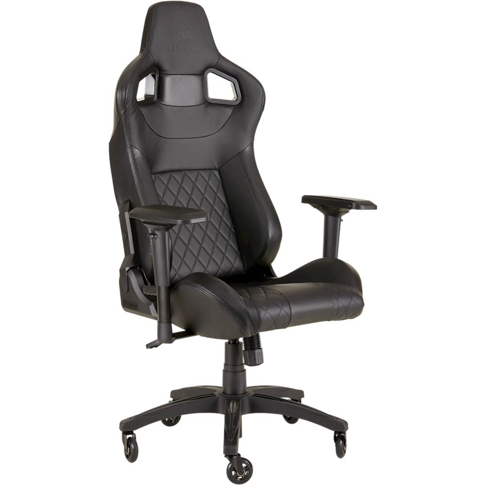 Corsair T1 Race 2018 Gaming Chair Black Black Cf 9010011 Ww Best Buy