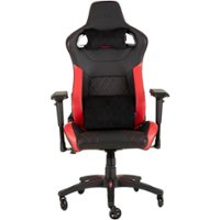 CORSAIR - T1 RACE 2018 Gaming Chair - Black/Red - Front_Zoom