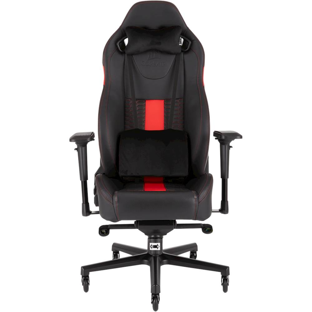 solo komme synonymordbog Best Buy: CORSAIR T2 ROAD WARRIOR Gaming Chair Black/Red CF-9010008-WW