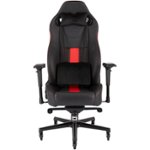 Front Zoom. CORSAIR - T2 ROAD WARRIOR Gaming Chair - Black/Red.