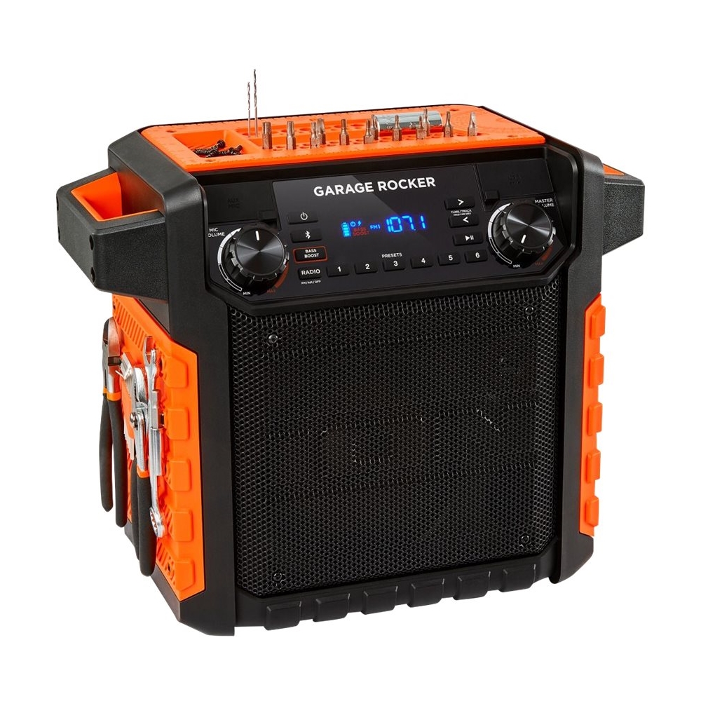 ION Audio Audio Garage Rocker Portable Bluetooth Speaker Orange
