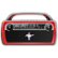 Front Zoom. ION Audio - Portable AM/FM Radio - Silver/Red/Black.