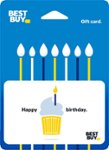 Front Zoom. Best Buy® - $15 Birthday cupcake gift card.