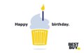 Alt View Zoom 1. Best Buy® - $15 Birthday cupcake gift card.