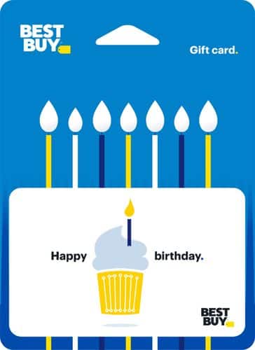  Best Buy - $30 Birthday Cupcake Gift Card