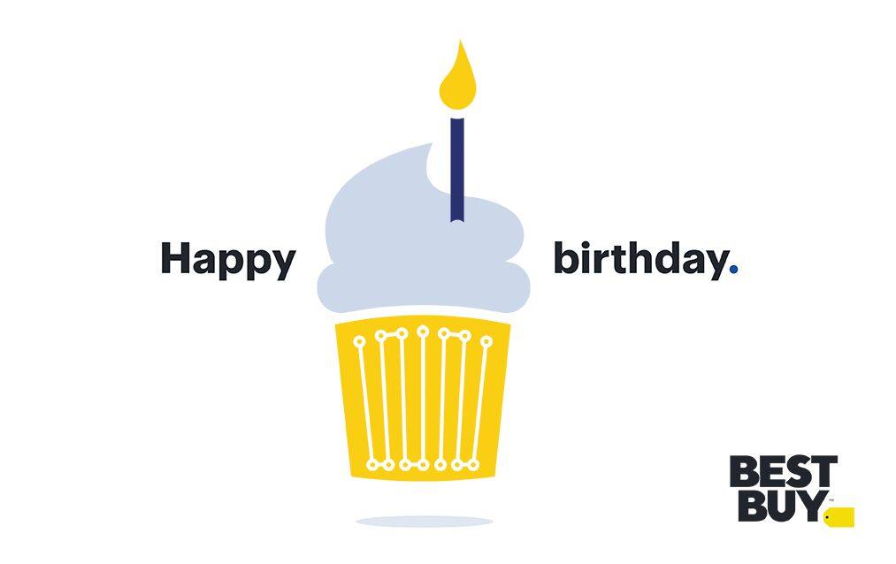 Alt View 1. Best Buy® - $100 Birthday Cupcake Gift Card.