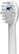 Alt View 13. Waterpik - Sonic-Fusion Replacement Brush Heads (4-Pack) - White.