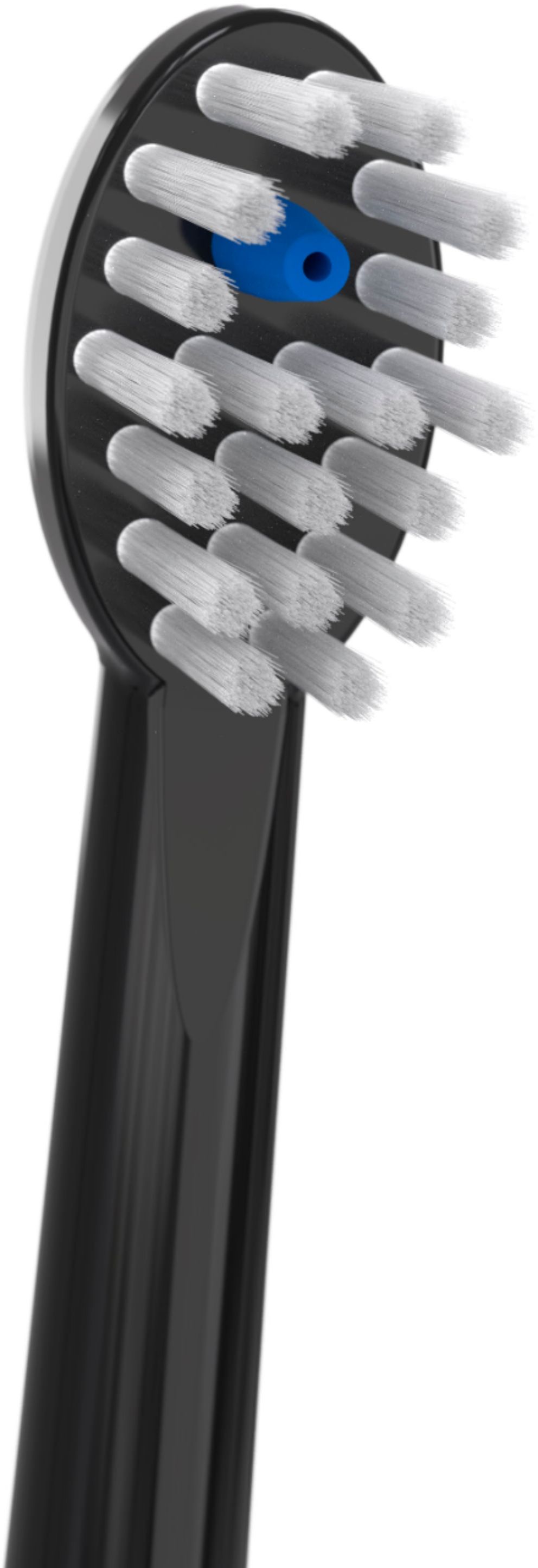 Left View: Waterpik Sonic-Fusion Recharegable Flossing Toothbrush - Black/Chrome