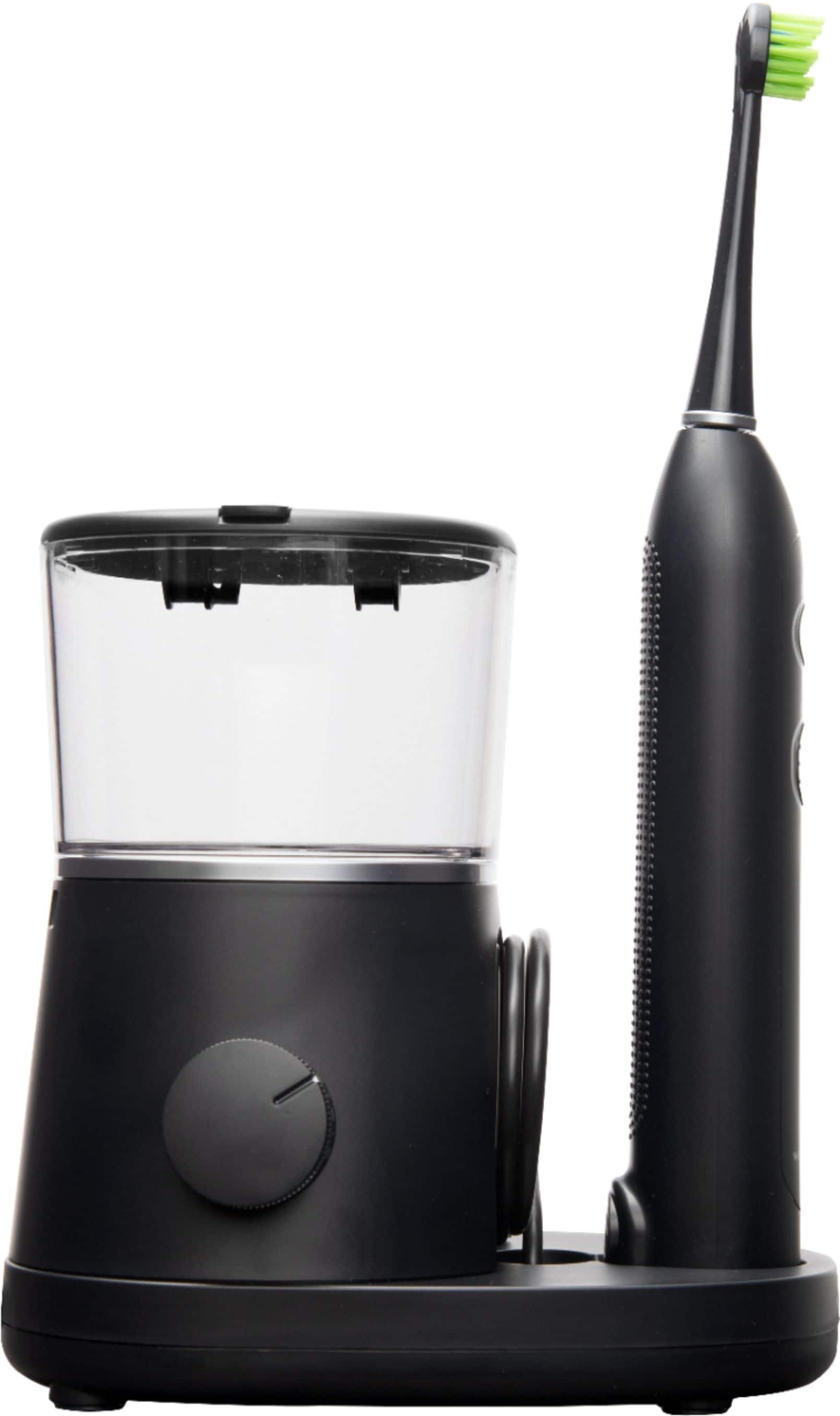 Alt View 11. Waterpik - Sonic-Fusion Recharegable Flossing Toothbrush - Black/Chrome.