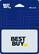 Front. Best Buy® - $75 Best Buy White Gift Card - White.