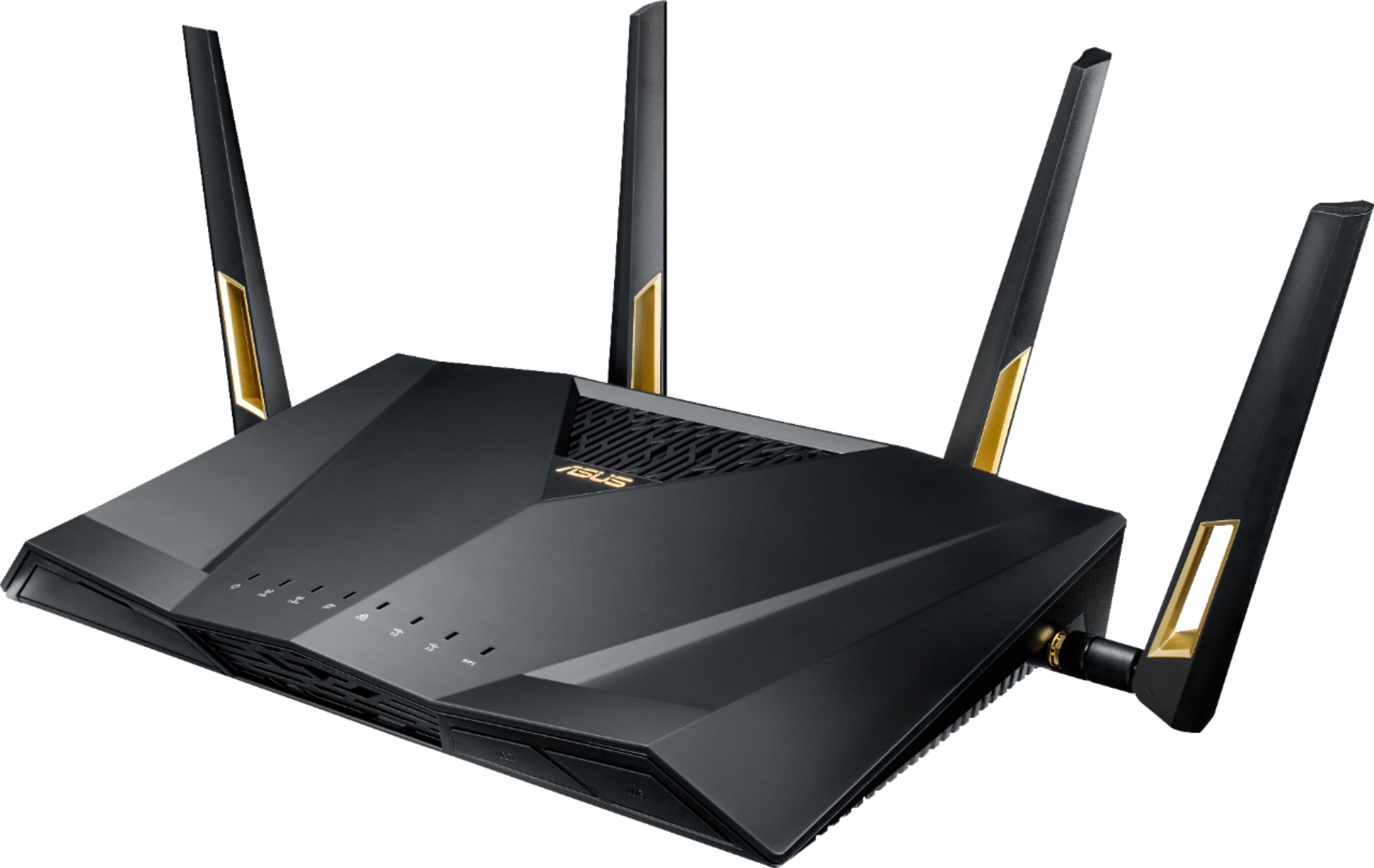 Left View: ASUS - AX6000 Dual Band Wi-Fi 6 Router