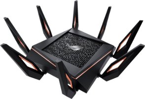 ASUS - ROG Rapture GT-AX11000 Tri-band WiFi 6  Gaming Router, 2.5G Port - Angle_Zoom
