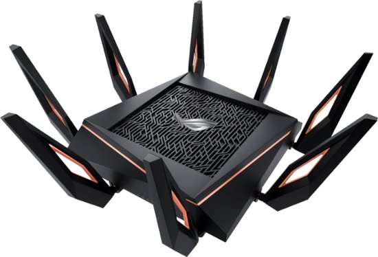 Angle Zoom. ASUS - ROG Rapture GT-AX11000 Tri-band WiFi 6  Gaming Router, 2.5G Port.