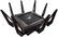 Left. ASUS - ROG Rapture GT-AX11000 Tri-band WiFi 6 Gaming Router, 2.5G Port - Black.