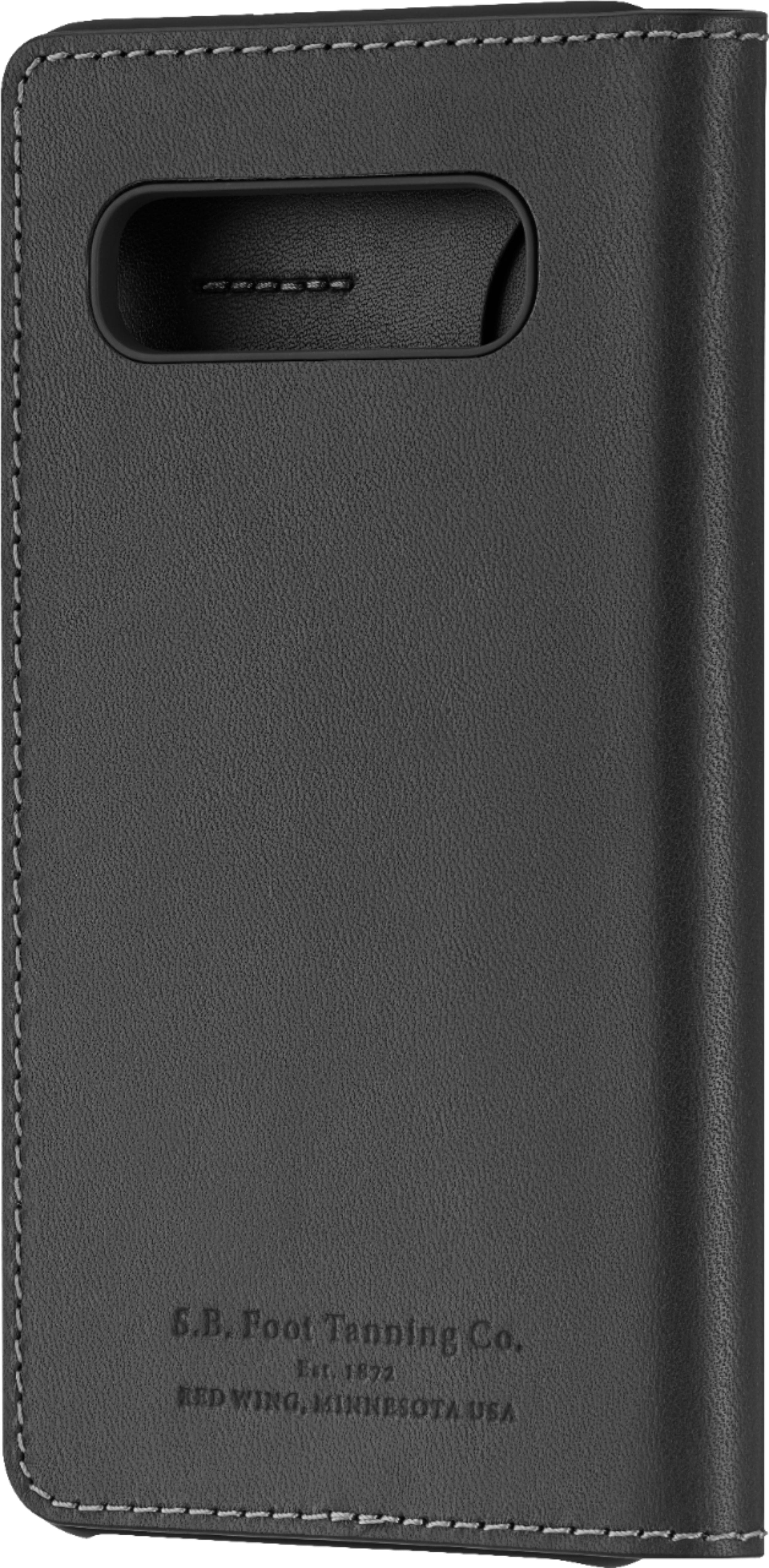 Front. Platinum™ - Folio Case for Samsung Galaxy S10+ - Black.