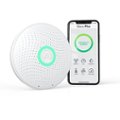 Front Zoom. Airthings - Wave  Plus Smart Indoor Air Quality Monitor with Radon Detection - Matte White.