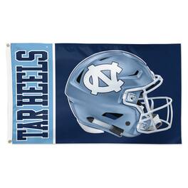 WinCraft - North Carolina Tar Heels 3' x 5' Helmet Deluxe Single-Sided Flag - Multicolor