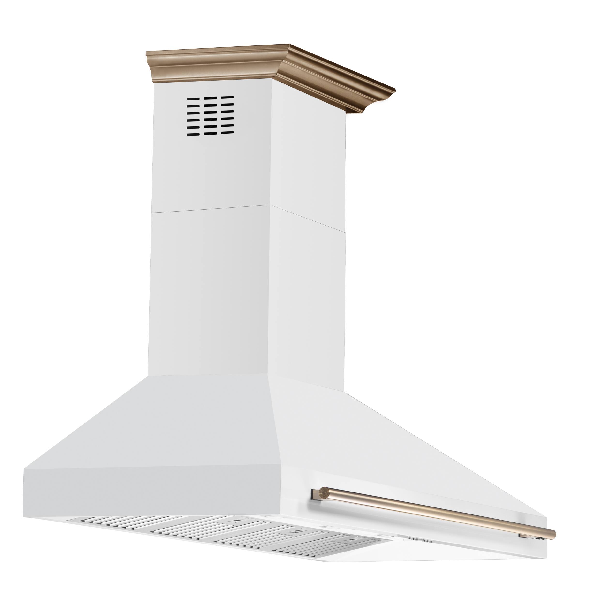 Alt View 1. Forno Appliances - Aria 60 in. Convertible Wall-Mounted Range Hood - White.