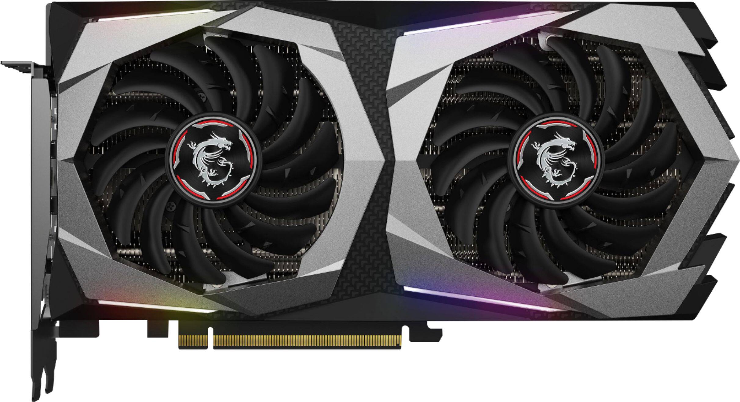 Msi Geforce Rtx 60 Gaming Z 6gb Gddr6 Pci Express 3 0 Graphics Card Silver Black Geforce Rtx 60 Gaming Z 6g B Best Buy