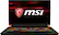 Front. MSI - GS Series Stealth 17.3" Gaming Laptop - Intel Core i7- 16GB Memory- NVIDIA GeForce RTX 2080 Max-Q - 1.024TB SSD - Matte Black With Gold Diamond Cut.