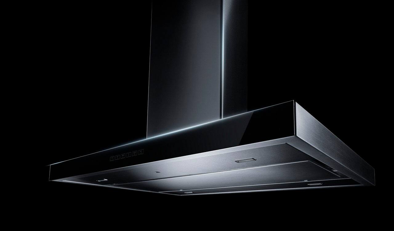 Alt View 11. JennAir - Pyramid Style 36" Externally Vented Range Hood - Lustre Stainless.