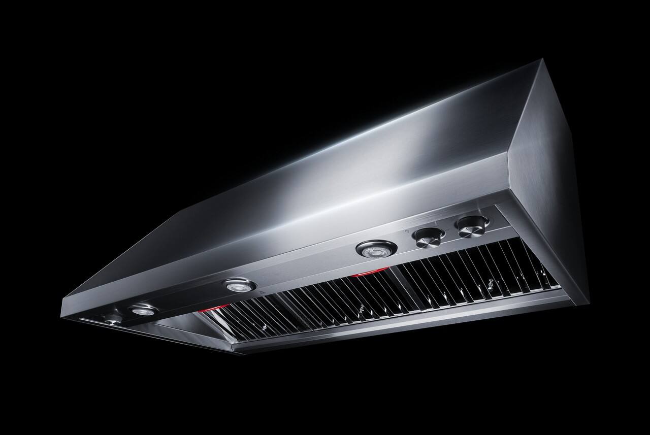 JennAir 48 inches Externally Vented Wall Range Hood Lustre Stainless