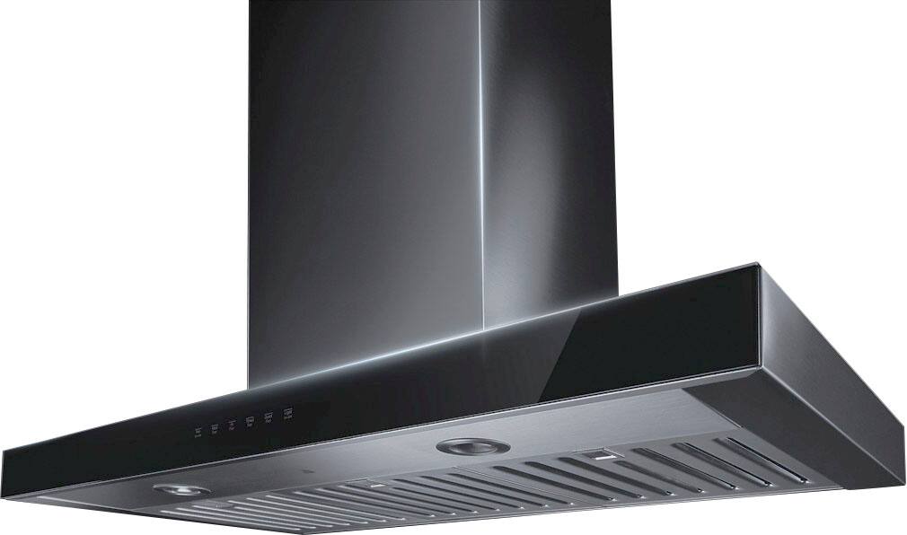 Alt View 12. JennAir - 36" Recirculating Range Hood - Lustre Stainless.