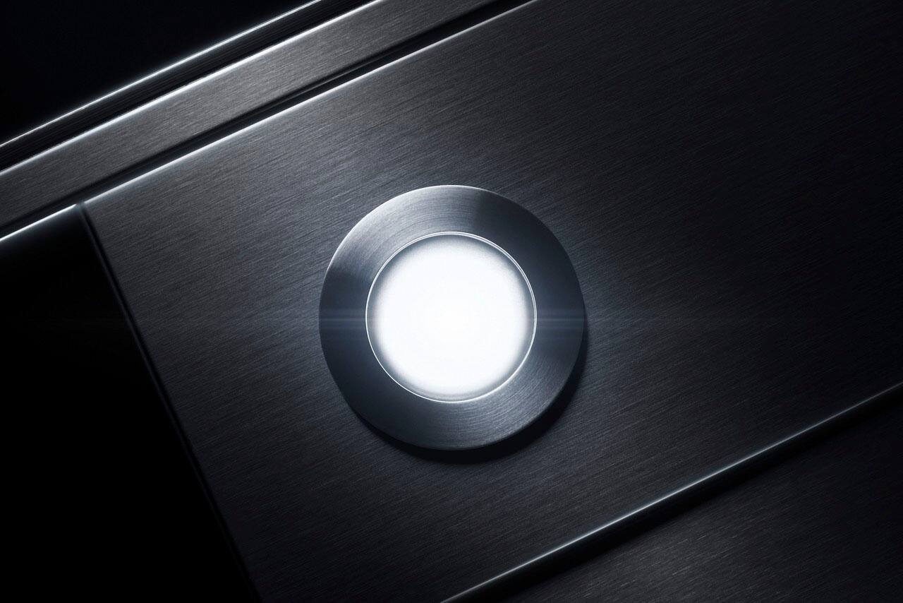 Alt View 14. JennAir - 36" Recirculating Range Hood - Lustre Stainless.