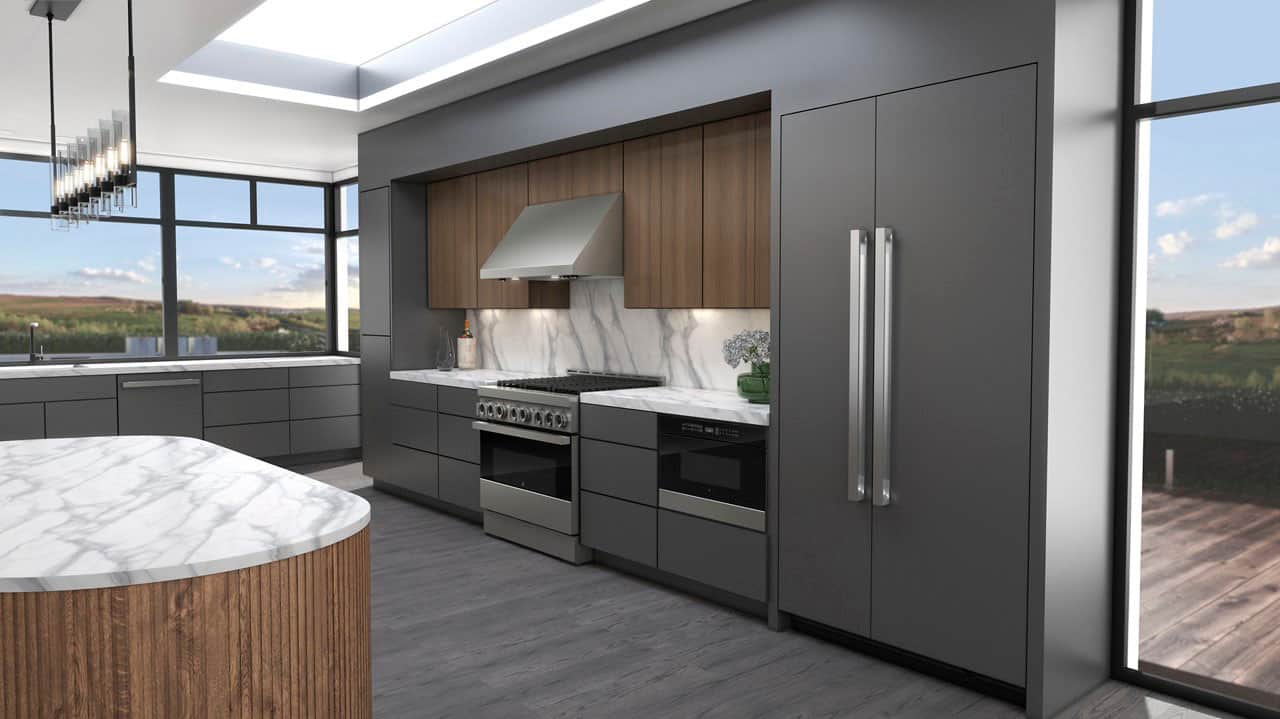 JennAir ProStyle 36 inches Externally Vented Wall Range Hood Lustre