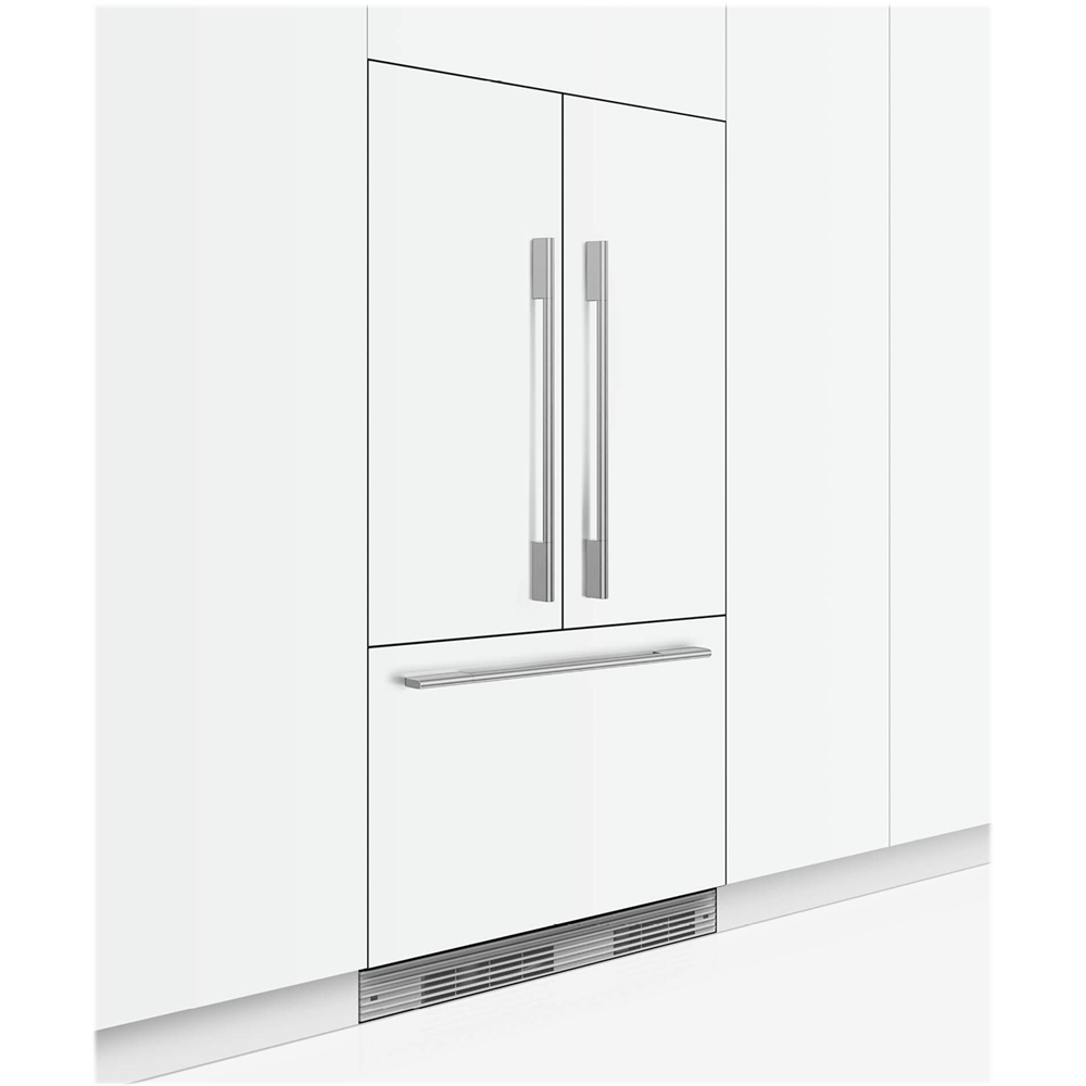 Left View: Contemporary Handle for Fisher & Paykel RB90S64MKIW1 Cool Drawer - Stainless steel