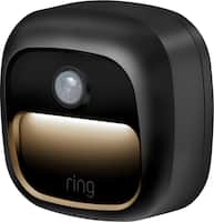 Ring - Smart Lighting Steplight - Battery Powered - Black - Front_Zoom