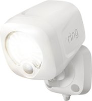 Ring - Battery-Powered LED Smart Spotlight - White - Front_Zoom