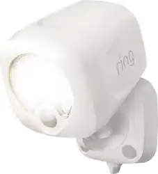Ring - Battery-Powered LED Smart Spotlight - White - Front_Zoom