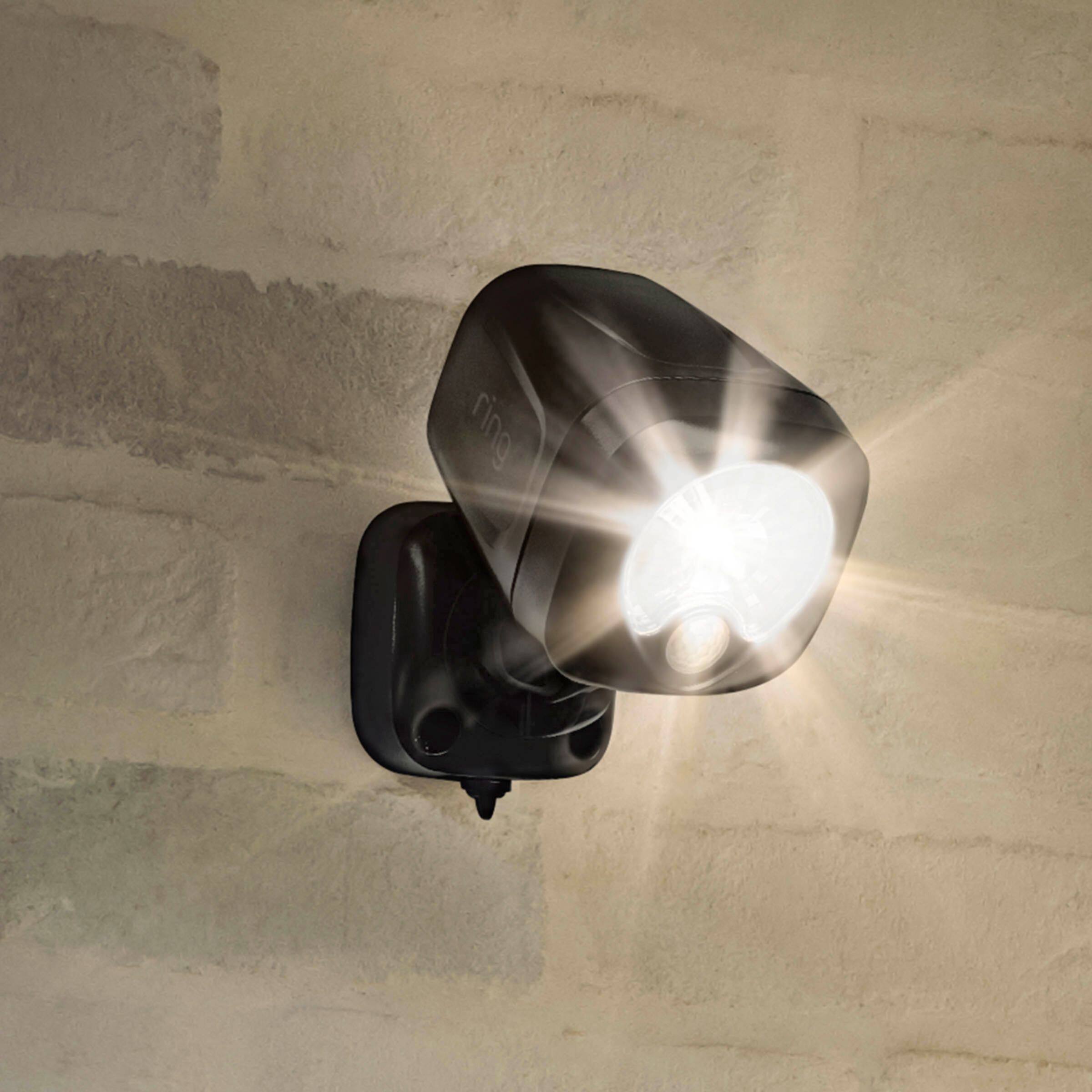 Alt View 20. Ring - Battery-Powered LED Smart Spotlight - Black.
