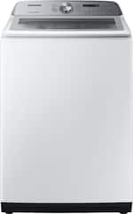 Samsung - 5.0 Cu. Ft. 10-Cycle Top-Loading Washer with Active Water Jet - White - Front_Standard