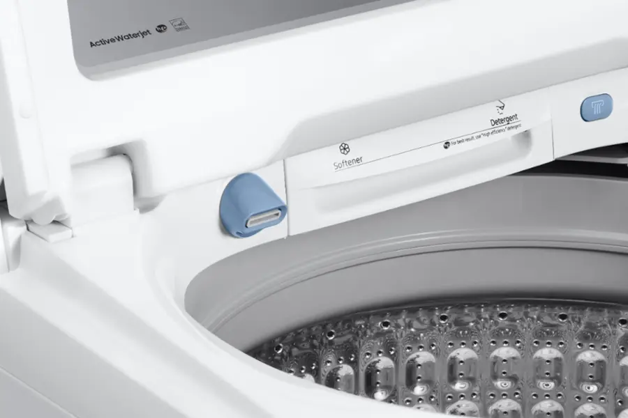 Alt View 11. Samsung - 5.0 Cu. Ft. High-Efficiency Top Load Washer with Active WaterJet - White.