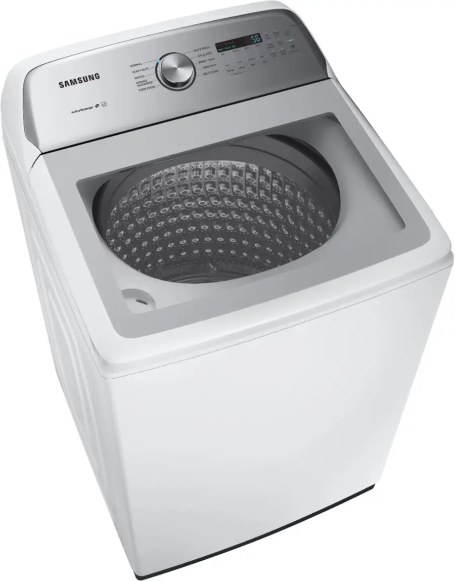 Alt View 18. Samsung - 5.0 Cu. Ft. High-Efficiency Top Load Washer with Active WaterJet - White.